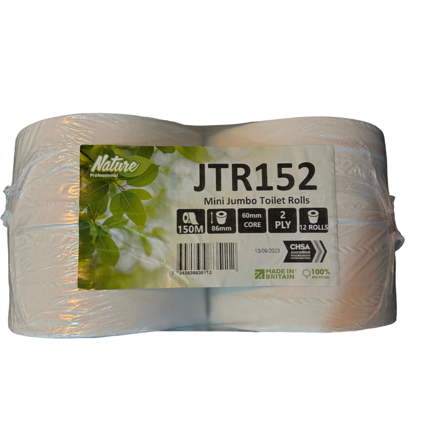 150m Mini Jumbo Toilet Rolls (60mm Core)